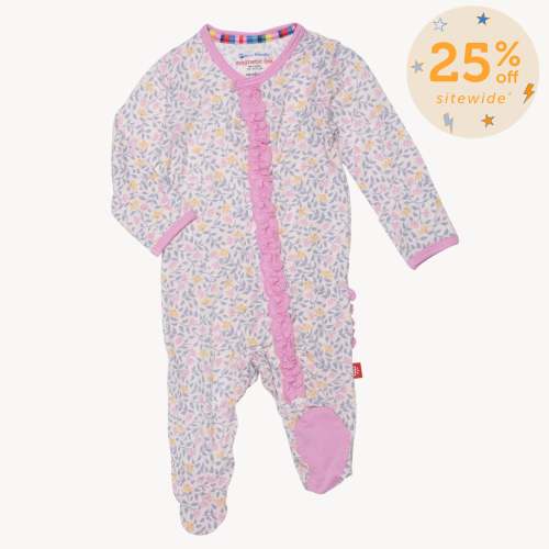 amelia modal magnetic parent favorite footie with ruffle – Magnetic Me