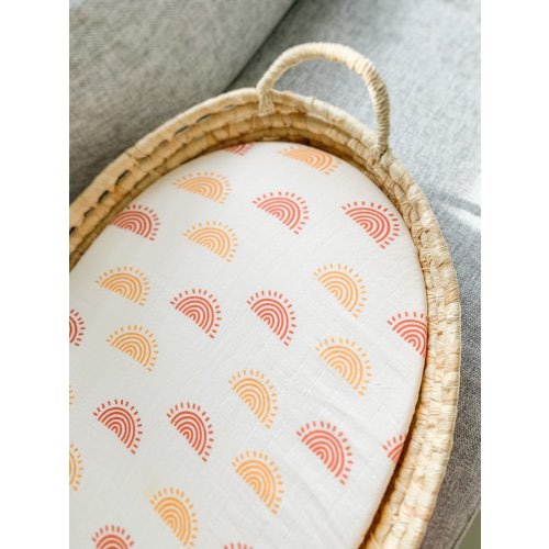 Sunshine Bamboo Muslin Changing Pad Cover – Lu & Ken Co.