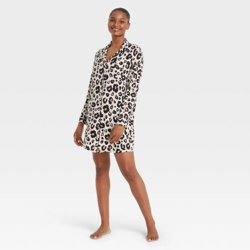 Women's Beautifully Soft Notch Collar NightGown - Stars Above™
