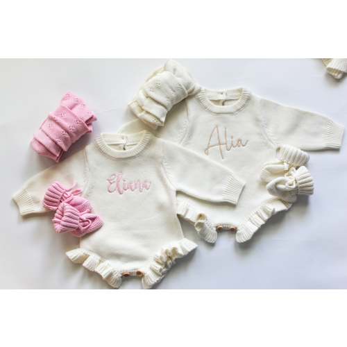 Personalized Ruffle Romper Set