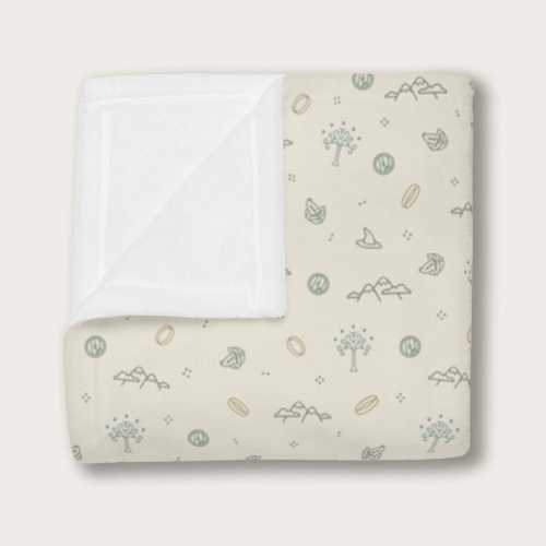 Adventures of the Fellowship, Velveteen Plush Baby Blanket