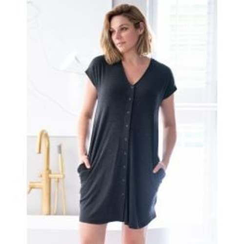 Maternity Hospital Bag Labor Gown in Organic Cotton