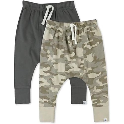HonestBaby Honest Pants Joggers Pull on 100% Organic Cotton for Infant Baby and Toddler, Boys, Girls, Unisex