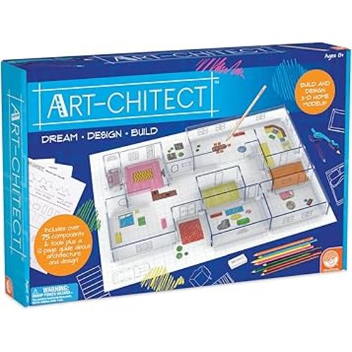 MindWare Art-chitect - Build and Design 3D Model Homes for Ages 8 and up