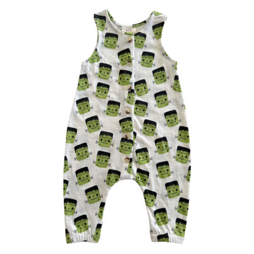 Halloween Monster / Organic Bay Jumpsuit