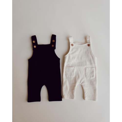 Rib Knit Overalls
