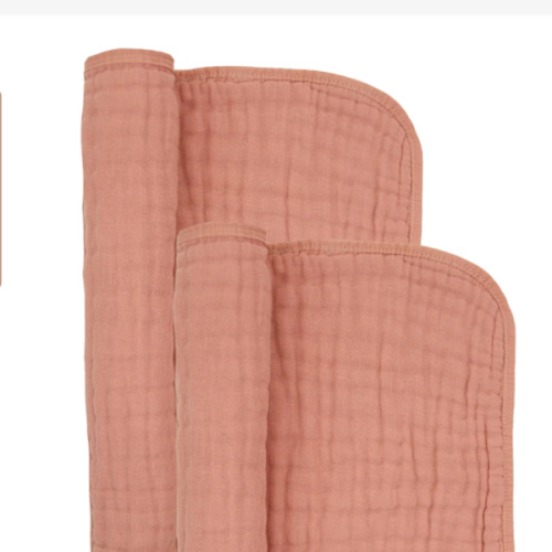Cloud Muslin™ Burp Cloth 2 Pack - Rose