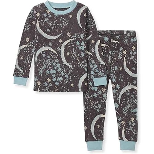 Burt's Bees Baby Baby Boys' Pajamas, Tee and Pant 2-Piece Pj Set, 100% Organic Cotton
