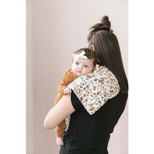 Harvest Floral Muslin Burp Cloth