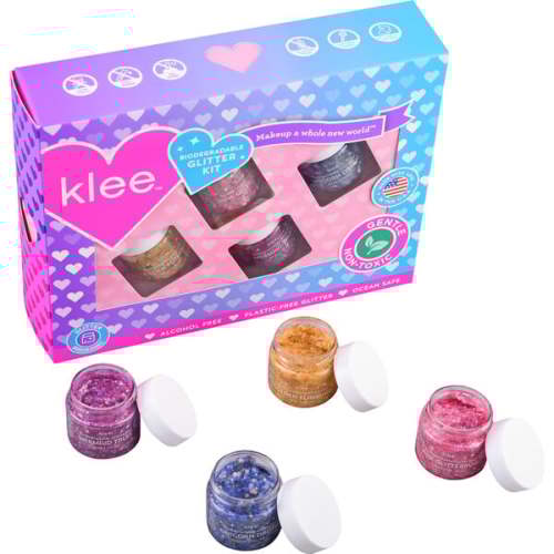 Klee Mermaid Paradise Biodegradable Glitter 4-PC Kit - Klee Naturals | Maisonette
