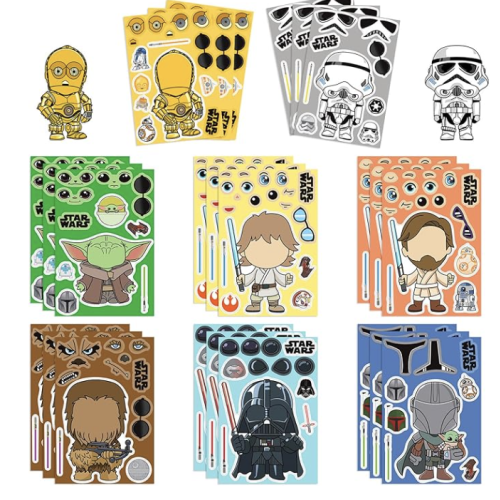 Star Wars Face Sticker Sheets