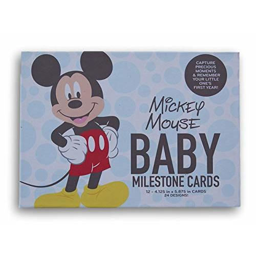 Disney Baby Girls Character Gift Set, Minnie Mouse Milestone Cards