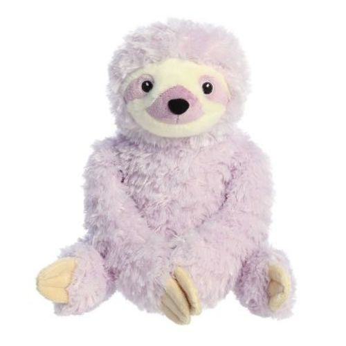 Aurora Medium Sloth Destination Nation Adventurous Stuffed Animal Purple 12"