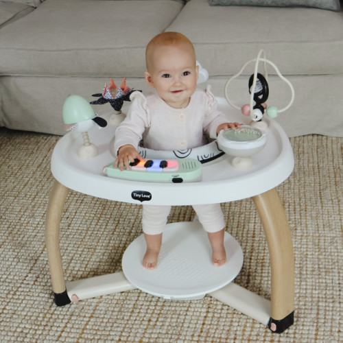 Tiny Love 5-in-1 Stationary Activity Center - Black & White 2024