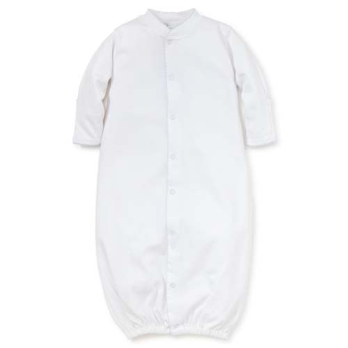 White/Blue Kissy Basics Conv. Gown