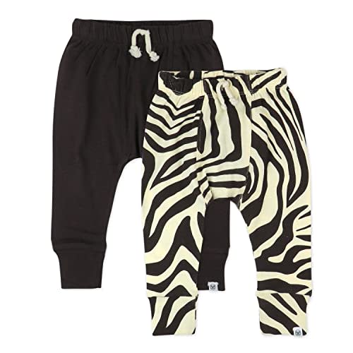 HonestBaby Multipack Honest Pants Joggers Pull on Organic Cotton for Infant Baby and Toddler, Boys, Girls, Unisex (Legacy)