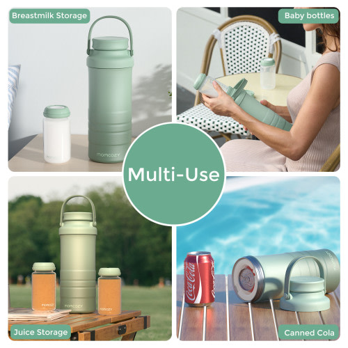Portable Breast Milk Cooler, 22 oz - Green