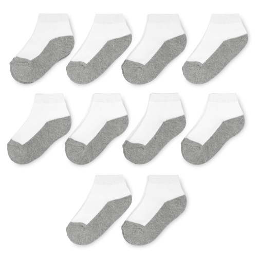 Wonder Nation Boys Ankle Socks, 10 Pack, 0M- 18M