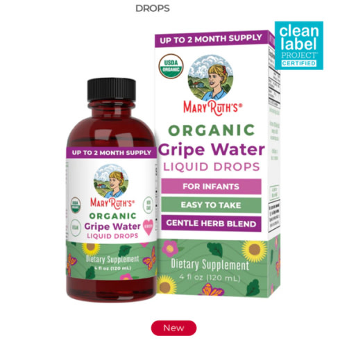 Organic Gripe Water Liquid Drops