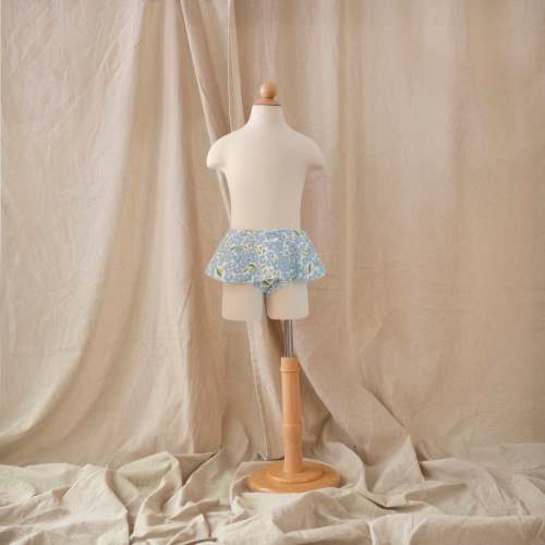 Classic Bikini Skirt - Hydrangea | Baby & Girls Swimsuits | Girls Bikinis | Luxury Swimsuits & Bikinis For Girls & Baby – Petit Playa