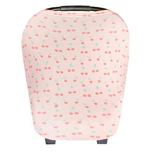 Copper Pearl Multi-Use Cover: Car Seat Covers, Nursing Cover, and Stroller Cover for Sun - Stretchy Fabric, All-Season Use, Stylish Designs, Easy Access for Moms - Cheery