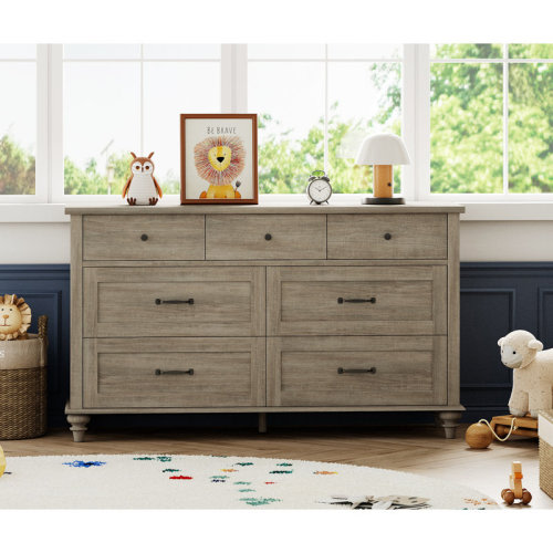 Charlton Home® Scarlett Kids Dresser With 7 Drawers, Bedroom Dresser For Kids Room, Entryway & Reviews | Wayfair