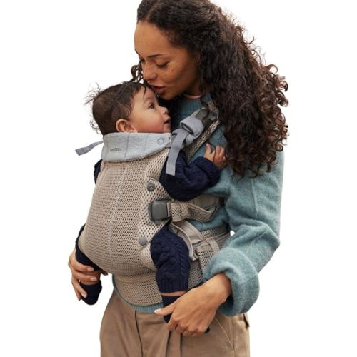 BabyBjörn Baby Carrier Harmony, 3D Mesh, Gray Beige
