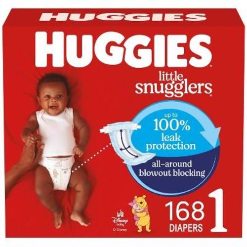 Huggies Little Snugglers Disposable Diapers - Size 1 - 168ct