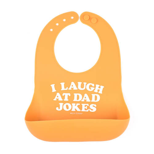 I Laugh at Dad Jokes Wonder Bib