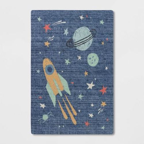 4'x5'6" Space Kids' Rug - Pillowfort™