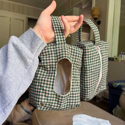 Diaper Wipe Pouch with Zipper & Handle | Travel Baby Wipes Case | Over 15 Fabric Choices