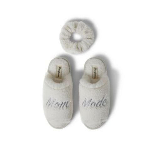 Women's Louise Teddy Slide with Scrunchie Set