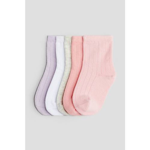 5-PACK KNIT SOCKS