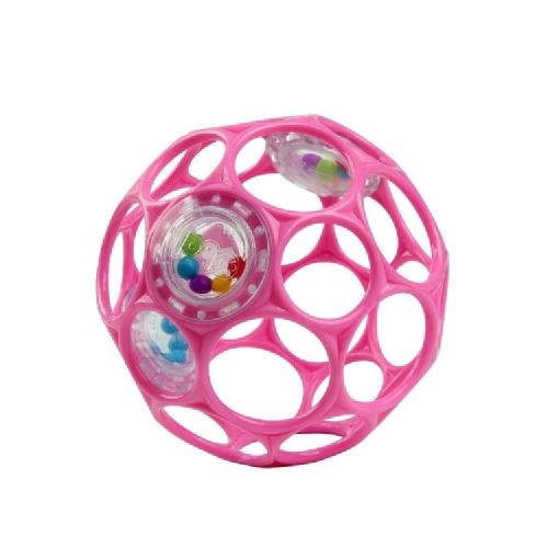 Oball Rattle Easy-Grasp Ball - Pink