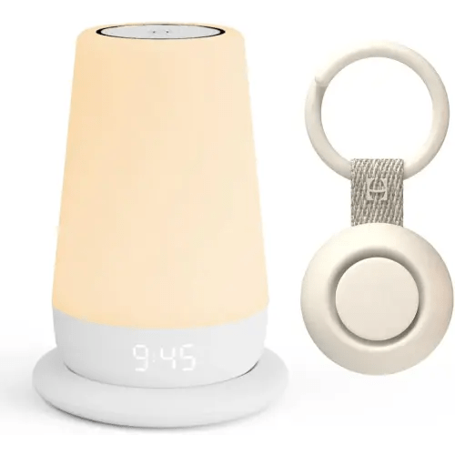 Rest+ 2nd Gen Baby Sleep Bundle Includes Hatch Rest+ 2nd Gen and Portable Rest Go | Sleep Sounds for Nursery, Travel and Registry (Putty)
