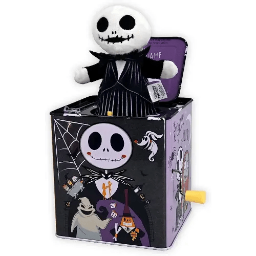 KIDS PREFERRED Disney Baby The Nightmare Before Christmas Jack Skellington Classic Jack-in-The-Box Musical Toys for Babies and Toddlers