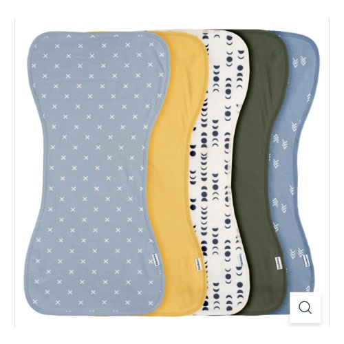 5-Pack Baby Boys Blue Arrows Jersey Burp Cloths – Gerber Childrenswear
