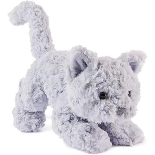 GUND Bootsie English Blue Kitten Plush Toy, Premium Cat Stuffed Animal for Ages 1 and Up, Gray, 9”