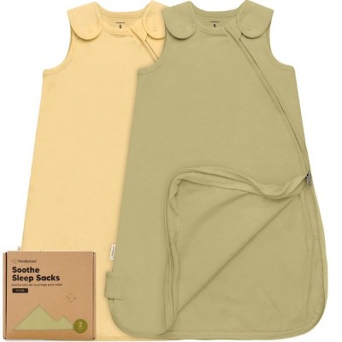 KeaBabies 2-Pack Sleep Sacks for Babies, Soothe Sleeping Sack Wearable Blanket, Infant, Toddler, Newborn Swaddle Sack