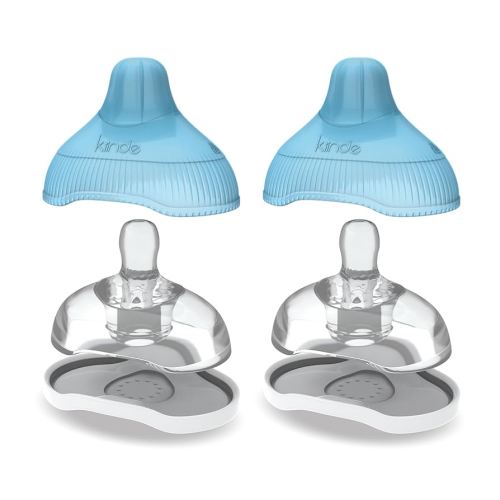 Kiinde Twist Active Latch Nipples for Breast Milk or Formula Feeding - Medium Flow (2 Pack)