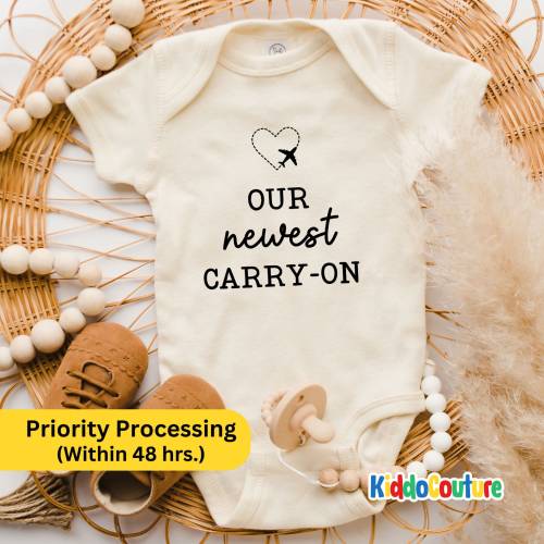 Our Newest Carry-On Baby Onesie®, Our Newest Carry-On Baby Body Suit, Baby Traveling Onesie®, Baby Traveling Body Suit, KC-CLM1