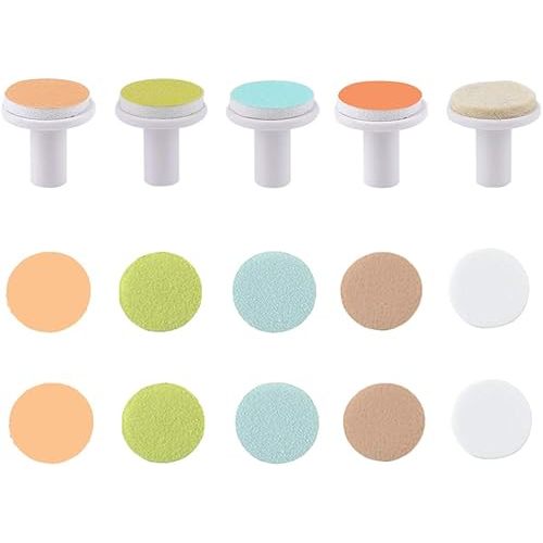 Fansidi Replacement Pads for Rchargeable Electric Baby Nail File - Electric Baby Nail Trimmer Clipper Sandpaper Pads