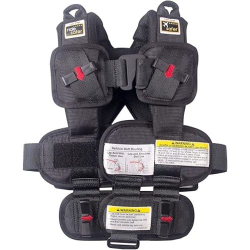 Extra Small Black, Lightweight, Compact, Portable Car Seat - Perfect for Travel and Everyday Child Safety