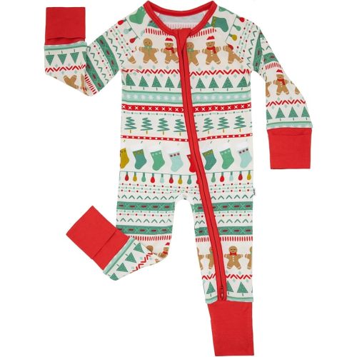 Little Sleepies Pajamas for Baby Boys & Girls, Viscose from Bamboo Baby Pajamas, Snug Baby Sleeper, Toddler PJs, 2-Way Zipper