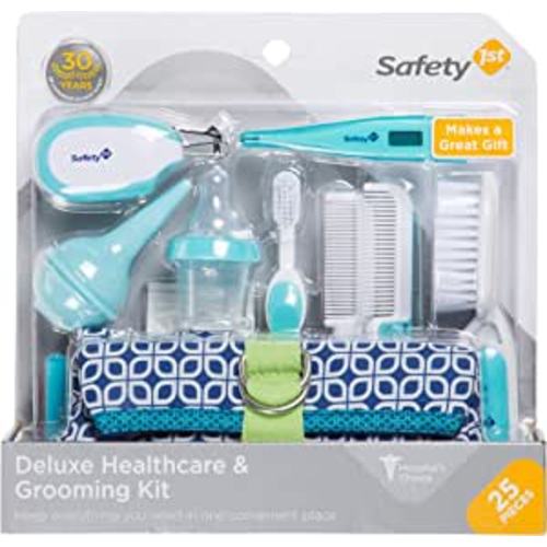 Safety 1st Deluxe 25-Piece Baby Healthcare and Grooming Kit (Arctic Blue) - 25 Pieces