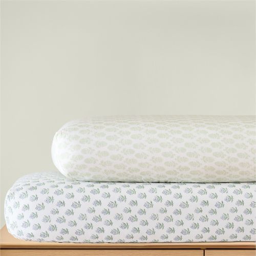 Thistle & Begonia Crib Sheet Bundle