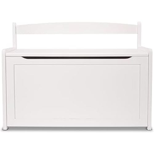 Melissa & Doug Toy Chest, Wooden Toy Storage Box with Safety-Hinged Lid, Kids Toys Storage Organizer for Playroom, Bedroom, & Montessori Classroom Furniture for Boys & Girls Ages 3+