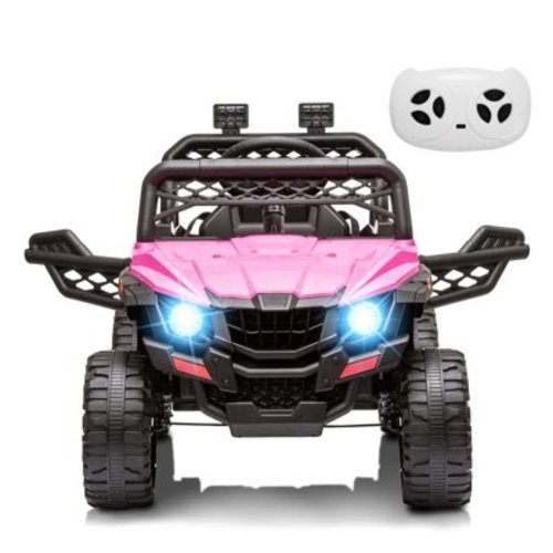 JUIBRESA 12V Kids Ride On Car w/Parent Remote Control, Battery Powered Ride On Utv Electric Vehicle