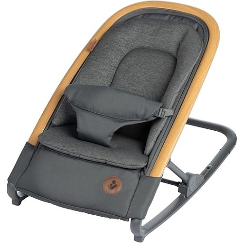 Maxi-Cosi 2-in-1 Kori Rocker, folds flat, travel, washable fabrics, Classic Graphite