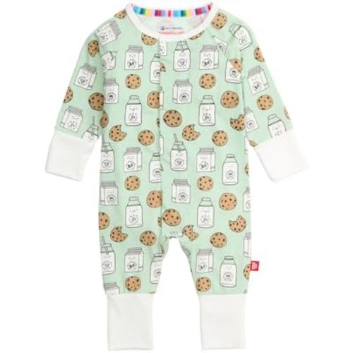 Magnetic Me Magnetic Convertible Coveralls | Silky Soft Modal Fabric | Baby Onsie Available in Sizes NB - 24M